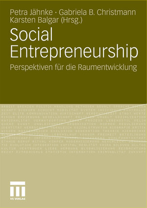 Buchcover Social Entrepreneurship  | EAN 9783531168951 | ISBN 3-531-16895-9 | ISBN 978-3-531-16895-1
