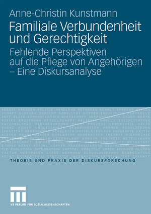 Buchcover Familiale Verbundenheit und Gerechtigkeit | Anne-Christin Kunstmann | EAN 9783531172460 | ISBN 3-531-17246-8 | ISBN 978-3-531-17246-0