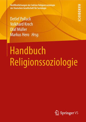 Buchcover Handbuch Religionssoziologie  | EAN 9783531175362 | ISBN 3-531-17536-X | ISBN 978-3-531-17536-2