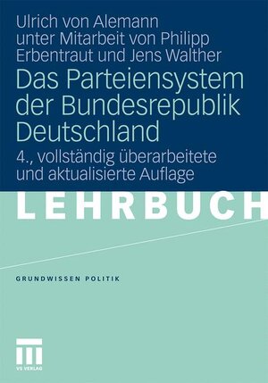 Buchcover Das Parteiensystem der Bundesrepublik Deutschland | Ulrich Alemann | EAN 9783531176659 | ISBN 3-531-17665-X | ISBN 978-3-531-17665-9