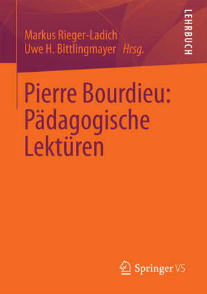 Buchcover Pierre Bourdieu: Pädagogische Lektüren  | EAN 9783531189048 | ISBN 3-531-18904-2 | ISBN 978-3-531-18904-8