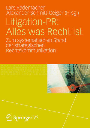 Buchcover Litigation-PR: Alles was Recht ist | EAN 9783531189802 | ISBN 3-531-18980-8 | ISBN 978-3-531-18980-2