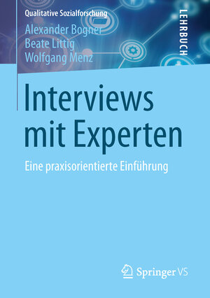 Buchcover Interviews mit Experten | Alexander Bogner | EAN 9783531194165 | ISBN 3-531-19416-X | ISBN 978-3-531-19416-5