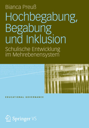 Buchcover Hochbegabung, Begabung und Inklusion | Bianca Elke Marie-Luise Preuß | EAN 9783531194851 | ISBN 3-531-19485-2 | ISBN 978-3-531-19485-1