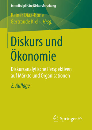 Buchcover Diskurs und Ökonomie  | EAN 9783531199870 | ISBN 3-531-19987-0 | ISBN 978-3-531-19987-0