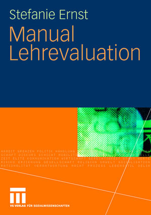 Buchcover Manual Lehrevaluation | Stefanie Ernst | EAN 9783531911984 | ISBN 3-531-91198-8 | ISBN 978-3-531-91198-4