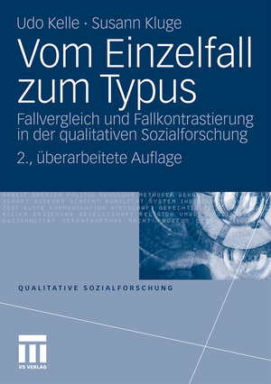 Buchcover Vom Einzelfall zum Typus | Udo Kelle | EAN 9783531923666 | ISBN 3-531-92366-8 | ISBN 978-3-531-92366-6