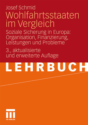 Buchcover Wohlfahrtsstaaten im Vergleich | Josef Schmid | EAN 9783531925486 | ISBN 3-531-92548-2 | ISBN 978-3-531-92548-6