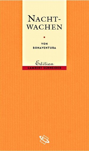 Buchcover Nachtwachen | Bonaventura | EAN 9783534180745 | ISBN 3-534-18074-7 | ISBN 978-3-534-18074-5