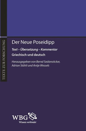 Buchcover Der Neue Poseidipp | Poseidipp | EAN 9783534719402 | ISBN 3-534-71940-9 | ISBN 978-3-534-71940-2