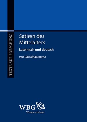 Buchcover Satiren des Mittelalters  | EAN 9783534738182 | ISBN 3-534-73818-7 | ISBN 978-3-534-73818-2