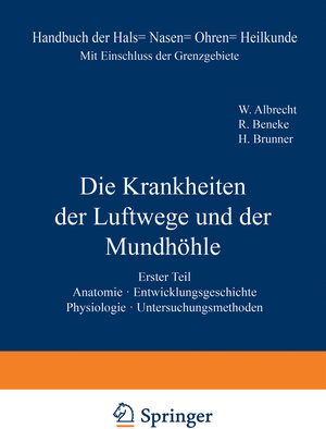 Buchcover Anatomie. Entwicklungsgeschichte. Physiologie. Untersuchungsmethoden | W. Albrecht | EAN 9783540010203 | ISBN 3-540-01020-3 | ISBN 978-3-540-01020-3