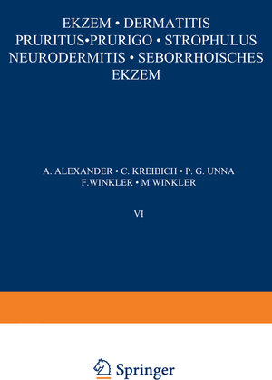 Buchcover Ekƶem · Dermatitis Pruritus · Prurigo · Strophulus Neurodermitis·Seborrhoisches Ekƶem | A. Alexander | EAN 9783540010456 | ISBN 3-540-01045-9 | ISBN 978-3-540-01045-6