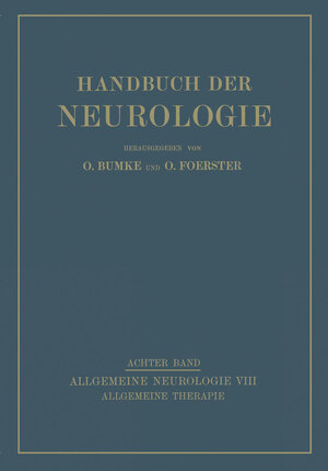 Buchcover Allgemeine Therapie | O. Foerster | EAN 9783540012320 | ISBN 3-540-01232-X | ISBN 978-3-540-01232-0