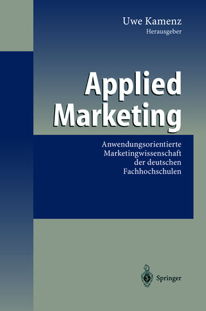 Buchcover Applied Marketing  | EAN 9783540012528 | ISBN 3-540-01252-4 | ISBN 978-3-540-01252-8