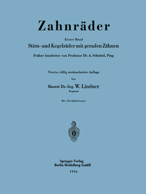 Buchcover Zahnräder | A. Schiebel | EAN 9783540018438 | ISBN 3-540-01843-3 | ISBN 978-3-540-01843-8