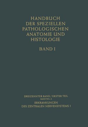 Buchcover Erkrankungen des zentralen Nervensystems I  | EAN 9783540021759 | ISBN 3-540-02175-2 | ISBN 978-3-540-02175-9