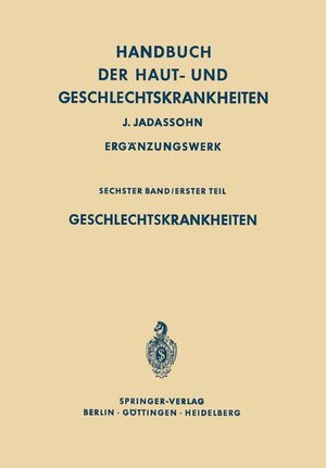 Buchcover Geschlechtskrankheiten  | EAN 9783540031505 | ISBN 3-540-03150-2 | ISBN 978-3-540-03150-5
