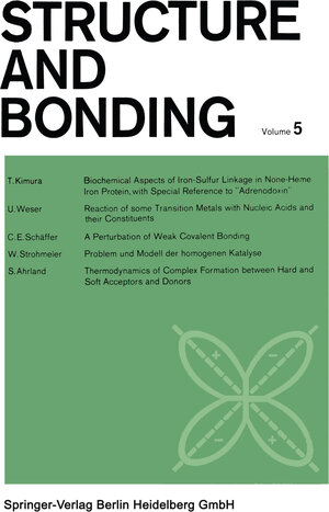Buchcover Structure and Bonding | Dr. C. K. Jørgensen | EAN 9783540043515 | ISBN 3-540-04351-9 | ISBN 978-3-540-04351-5