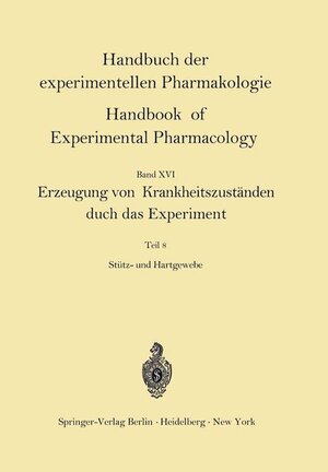 Buchcover Erzeugung von Krankheitszuständen durch das Experiment  | EAN 9783540045182 | ISBN 3-540-04518-X | ISBN 978-3-540-04518-2