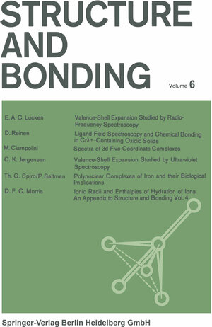 Buchcover Structure and Bonding | P. Hemmerich | EAN 9783540047278 | ISBN 3-540-04727-1 | ISBN 978-3-540-04727-8