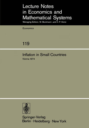 Buchcover Inflation in Small Countries  | EAN 9783540076247 | ISBN 3-540-07624-7 | ISBN 978-3-540-07624-7