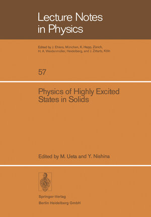 Buchcover Physics of Highly Excited States in Solids  | EAN 9783540079910 | ISBN 3-540-07991-2 | ISBN 978-3-540-07991-0