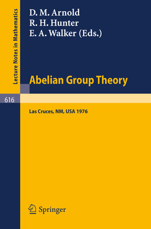 Buchcover Abelian Group Theory  | EAN 9783540084471 | ISBN 3-540-08447-9 | ISBN 978-3-540-08447-1