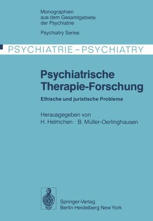 Buchcover Psychiatrische Therapie-Forschung  | EAN 9783540087328 | ISBN 3-540-08732-X | ISBN 978-3-540-08732-8