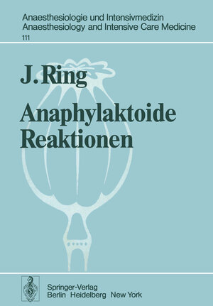 Buchcover Anaphylaktoide Reaktionen | J. Ring | EAN 9783540087533 | ISBN 3-540-08753-2 | ISBN 978-3-540-08753-3