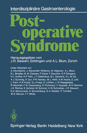 Buchcover Postoperative Syndrome  | EAN 9783540091370 | ISBN 3-540-09137-8 | ISBN 978-3-540-09137-0