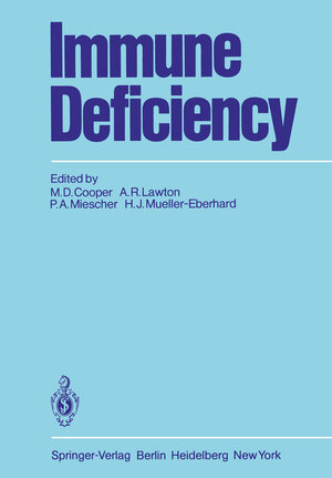 Buchcover Immune Deficiency  | EAN 9783540094906 | ISBN 3-540-09490-3 | ISBN 978-3-540-09490-6
