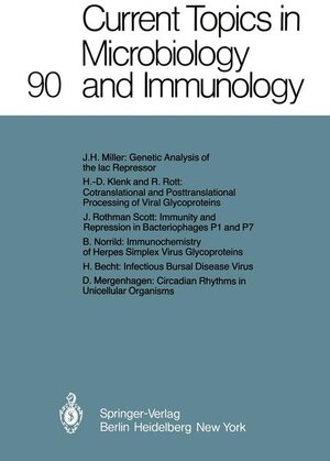 Buchcover Current Topics in Microbiology and Immunology | W. Arber | EAN 9783540101819 | ISBN 3-540-10181-0 | ISBN 978-3-540-10181-9