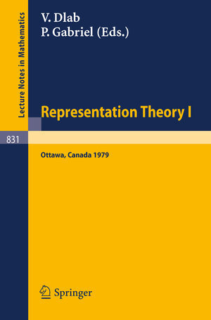 Buchcover Representation Theory I  | EAN 9783540102632 | ISBN 3-540-10263-9 | ISBN 978-3-540-10263-2