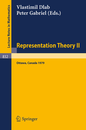 Buchcover Representation Theory II  | EAN 9783540102649 | ISBN 3-540-10264-7 | ISBN 978-3-540-10264-9