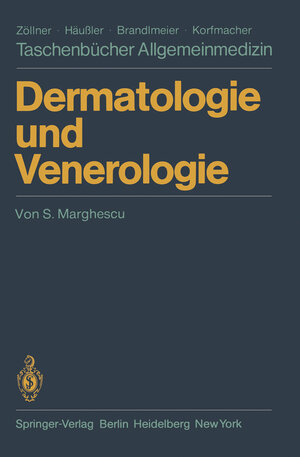 Buchcover Dermatologie und Venerologie | S. Marghescu | EAN 9783540104933 | ISBN 3-540-10493-3 | ISBN 978-3-540-10493-3