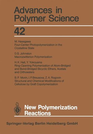 Buchcover New Polymerization Reactions | I. P. Breusova | EAN 9783540109587 | ISBN 3-540-10958-7 | ISBN 978-3-540-10958-7