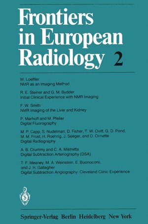 Buchcover Frontiers in European Radiology  | EAN 9783540113492 | ISBN 3-540-11349-5 | ISBN 978-3-540-11349-2