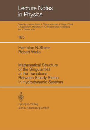 Buchcover Mathematical Structure of the Singularities at the Transitions Between Steady States in Hydrodynamic Systems | H.N. Shirer | EAN 9783540123330 | ISBN 3-540-12333-4 | ISBN 978-3-540-12333-0
