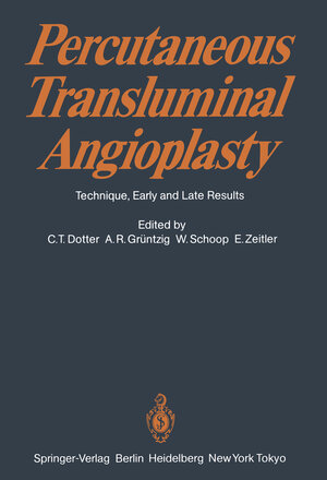 Buchcover Percutaneous Transluminal Angioplasty  | EAN 9783540126546 | ISBN 3-540-12654-6 | ISBN 978-3-540-12654-6