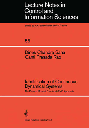 Buchcover Identification of Continuous Dynamical Systems | D.C. Saha | EAN 9783540127598 | ISBN 3-540-12759-3 | ISBN 978-3-540-12759-8
