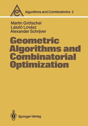 Buchcover Geometric Algorithms and Combinatorial Optimization | Martin Grötschel | EAN 9783540136248 | ISBN 3-540-13624-X | ISBN 978-3-540-13624-8