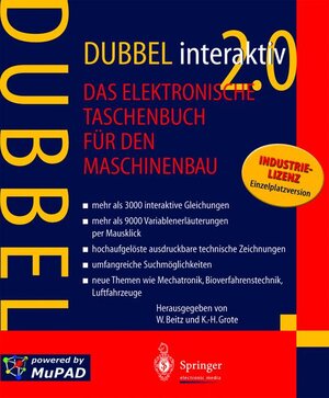 DUBBEL interaktiv 2.0: Das elektronische Taschenbuch für den Maschinenbau