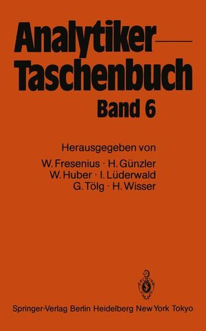 Buchcover Analytiker-Taschenbuch | Wilhelm Fresenius | EAN 9783540150374 | ISBN 3-540-15037-4 | ISBN 978-3-540-15037-4