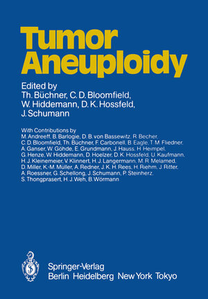 Buchcover Tumor Aneuploidy  | EAN 9783540153764 | ISBN 3-540-15376-4 | ISBN 978-3-540-15376-4