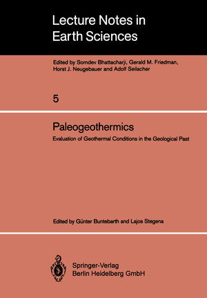 Buchcover Paleogeothermics  | EAN 9783540166450 | ISBN 3-540-16645-9 | ISBN 978-3-540-16645-0