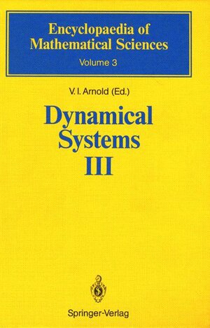 Buchcover Dynamical Systems III | EAN 9783540170020 | ISBN 3-540-17002-2 | ISBN 978-3-540-17002-0