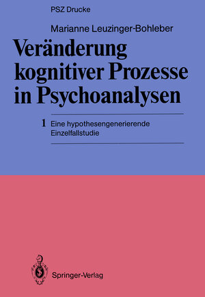 Buchcover Veränderung kognitiver Prozesse in Psychoanalysen | Marianne Leuzinger-Bohleber | EAN 9783540173274 | ISBN 3-540-17327-7 | ISBN 978-3-540-17327-4
