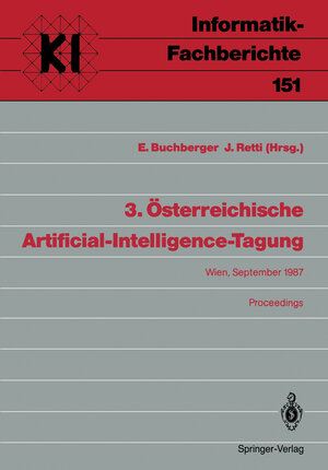 Buchcover 3. Österreichische Artificial-Intelligence-Tagung  | EAN 9783540183846 | ISBN 3-540-18384-1 | ISBN 978-3-540-18384-6