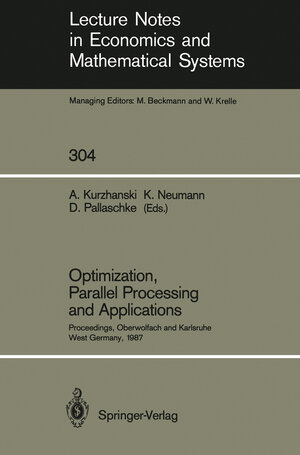 Buchcover Optimization, Parallel Processing and Applications  | EAN 9783540190530 | ISBN 3-540-19053-8 | ISBN 978-3-540-19053-0